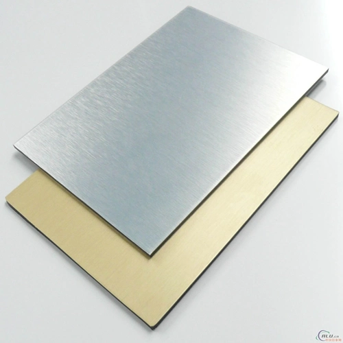 Gold Brushed Aluminum Composite Panel ACP