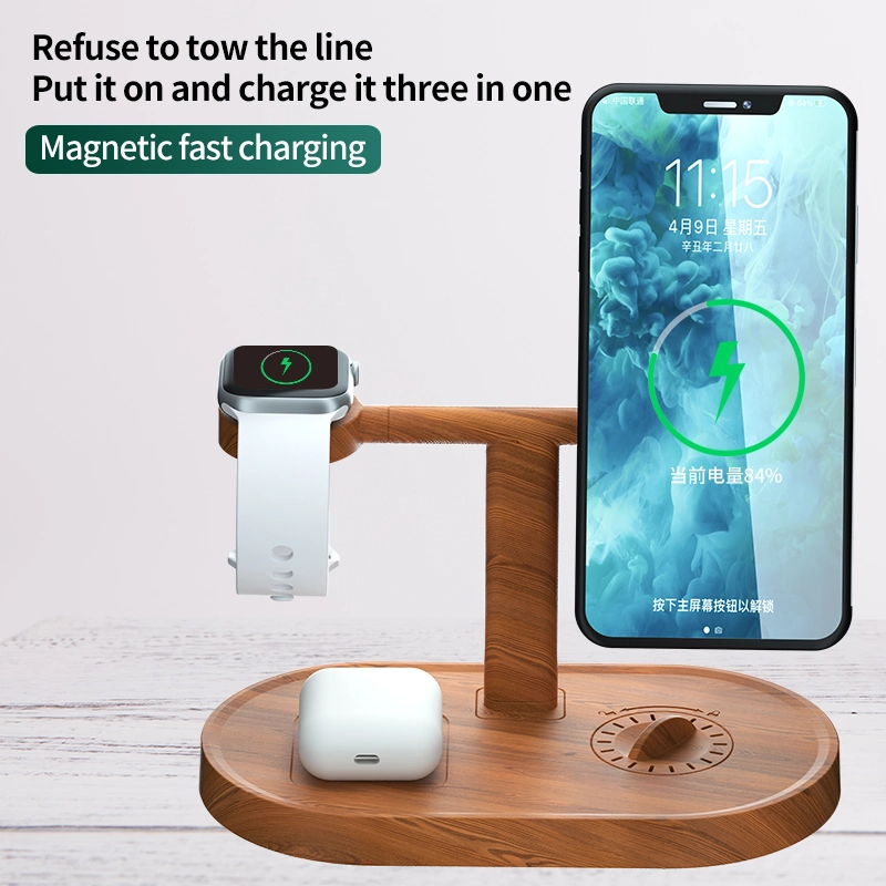 2021 Amazon Bestseller Earphone Watch Phone 3 in 1 USB Ladestation Für Unterwegs – Drahtloses Ladegerät