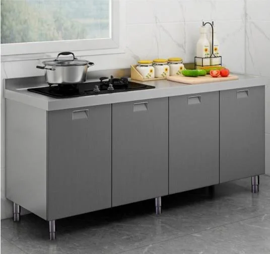 Wholesale/Supplier Price Stainless Steel Kitchen Cbinet with Sink for Kitchen