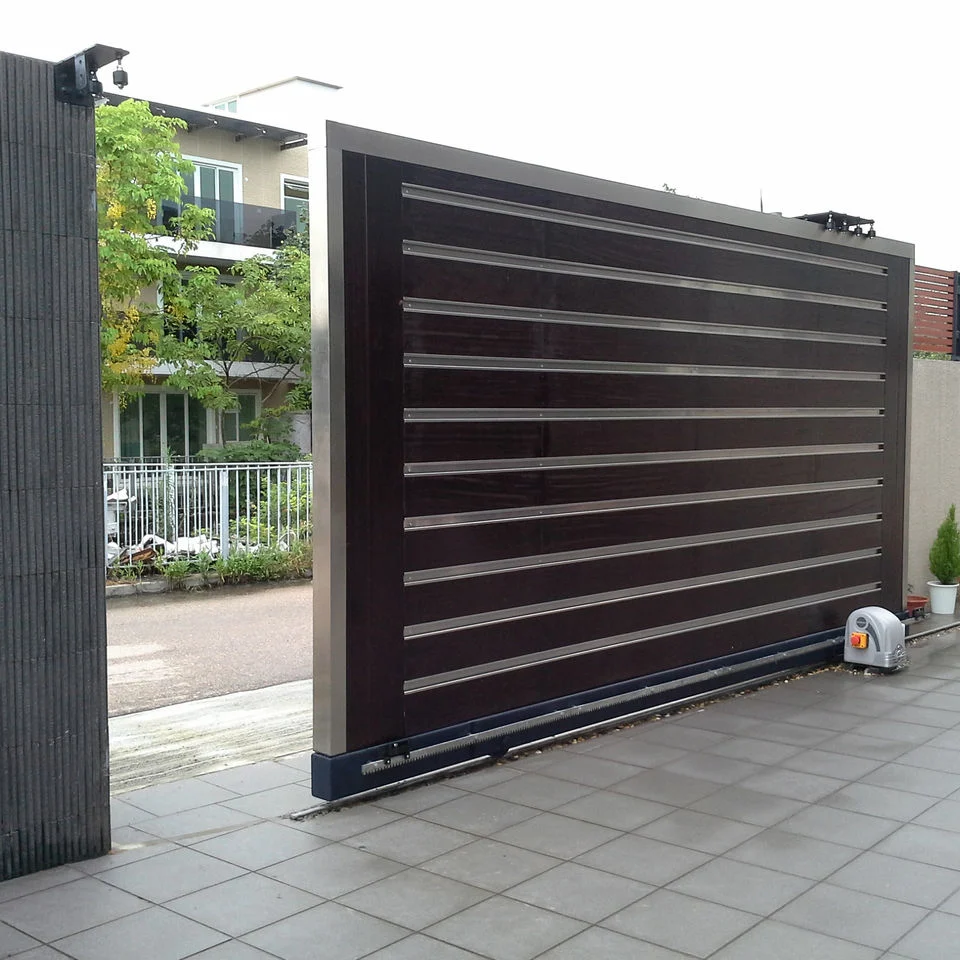 Simple Main Metal Fence Sliding Aluminum House Gate