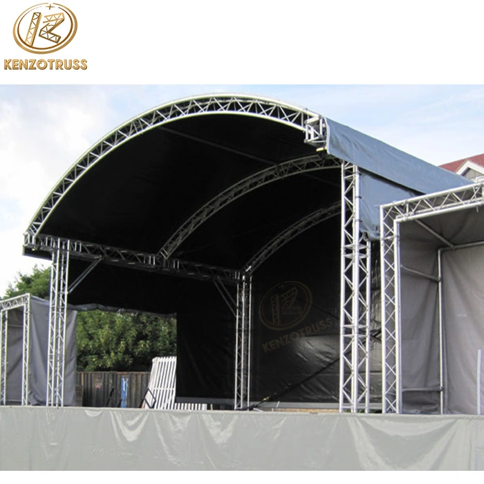 Outdoor Aluminum Concert Stage Display Canopy Roof Truss System