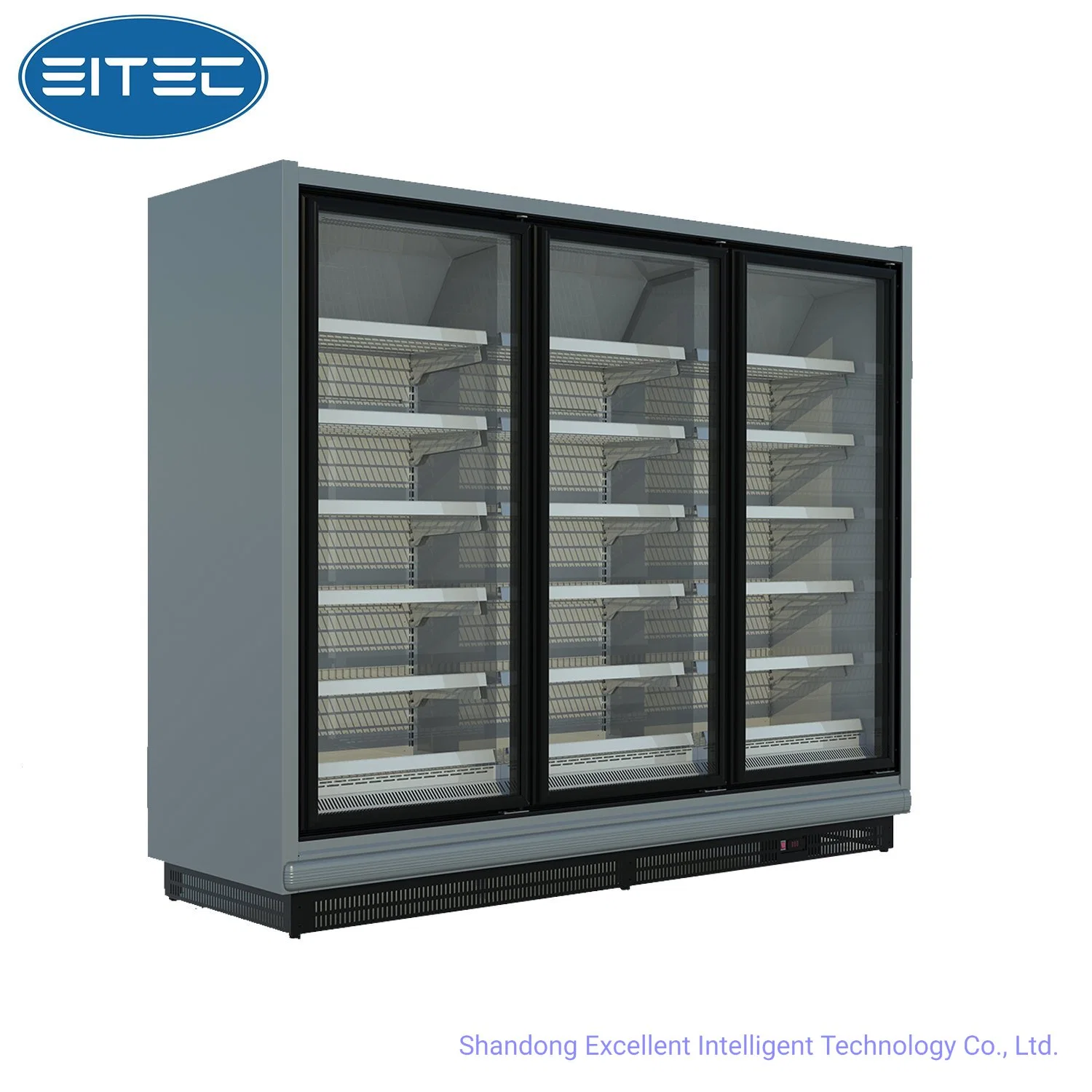 115V/220V/380V/400V Efficient Preserved Capacity Glass Door Refrigerator Supermarket Fruit Display Freezers Refrigerator