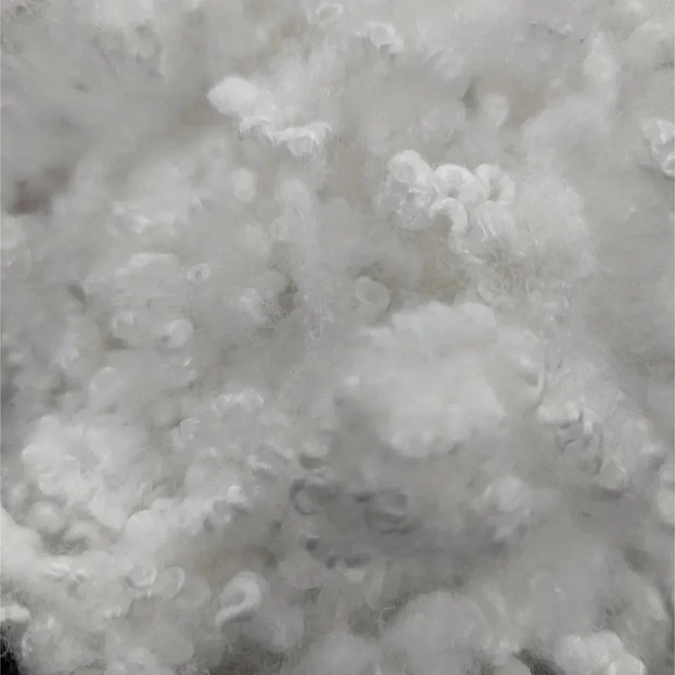 Recycled Good Quality Flame Retardant 7D*32mm Hcs Polyester Staple Fiber for Filling Polyester Fiber Manufacturers and Suppliers