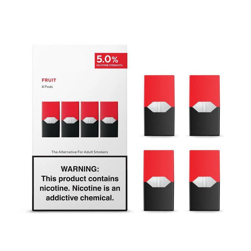 precio de fábrica nuevo paquete de 5% Compatible Ju Pod E Cigarett Dispositivo E-cigarrillo Pod cartuchos desechables de la lógica de Vape Juul