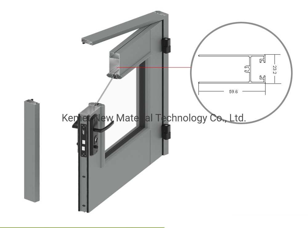 México extrusión de aluminio para la ventana y puerta.