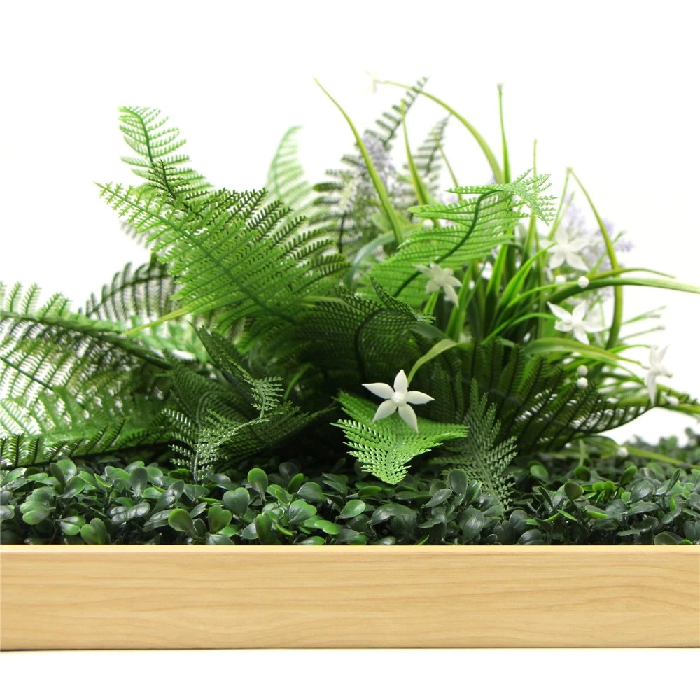 Le design de mode 53x53cm décoratif plantes artificielles Photo Frame pour salle de séjour mur