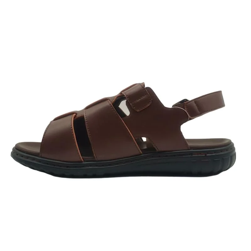 Large Size Beach Summer Leather Men Roman Comfortable Walking Footwear Sandals Male Shoes