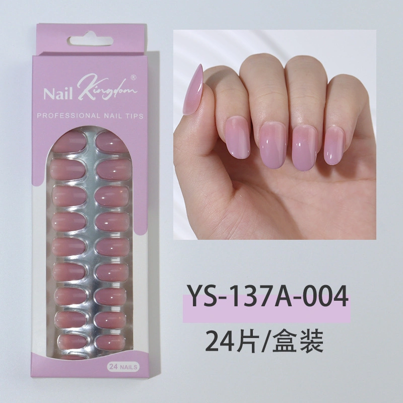 Flower Press on Nails Tips Private Label for Women Artificial Fingernails