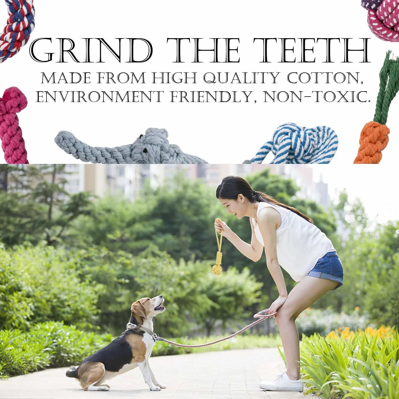 High Quality Cotton Rope Pet Best Chew Dog Toys