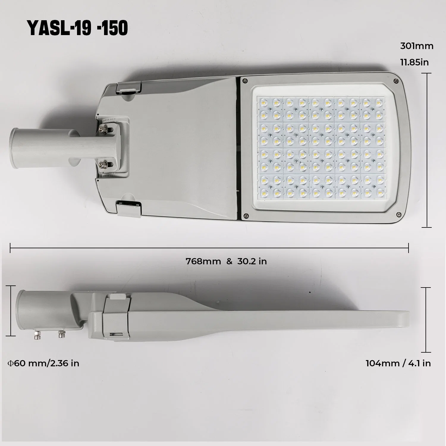 New Design 50W 80W 100W 200W Smart Outdoor SMD Street Lighting IP66 Waterproof Ik08 Road Light Public Lighting with Sensor Function LED Street Light