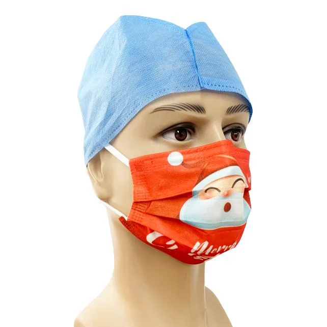 Les fournitures médicales non tissées 3ply Contour masque jetable