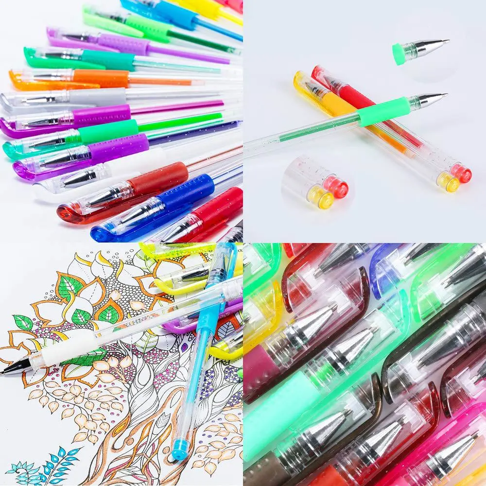 High quality/High cost performance  5 PCS Pastel Gel Pens in PVC Bag Customized Designs for Children and Adults Drawing