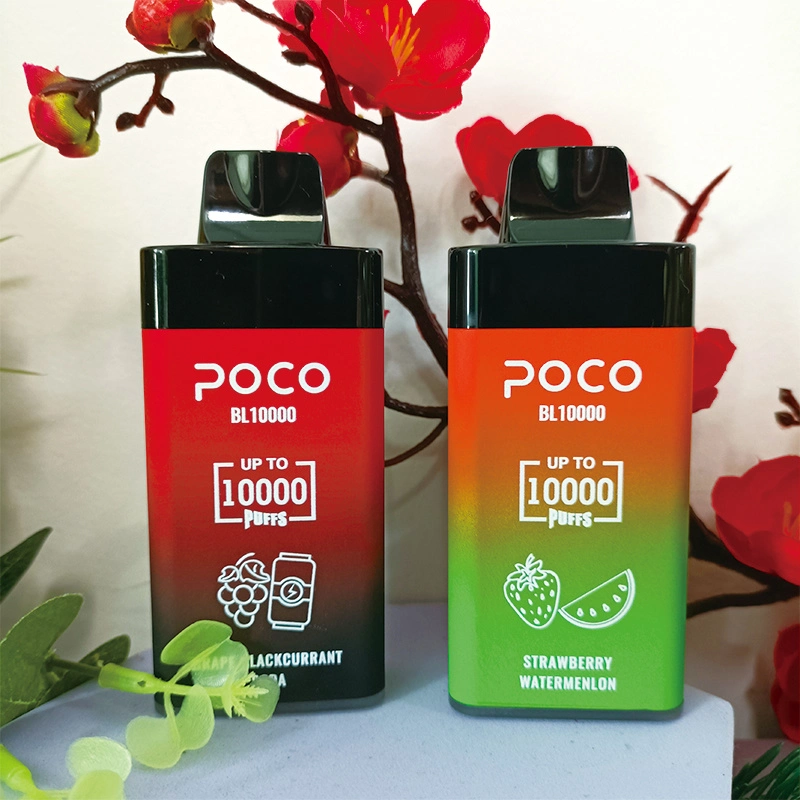 Быстрая доставка Poco 10000 puffs Оптовая E Cigarette одноразовая Vape Top Brands E Cig ODM Vape удивительный вкус Vape