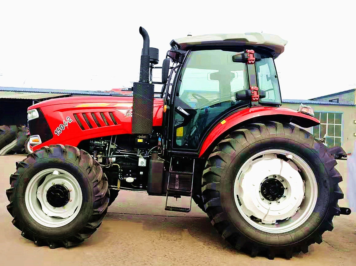 La Chine usine principale 130 d'alimentation HP 4X4 Diesel tracteur de ferme agricole de roue