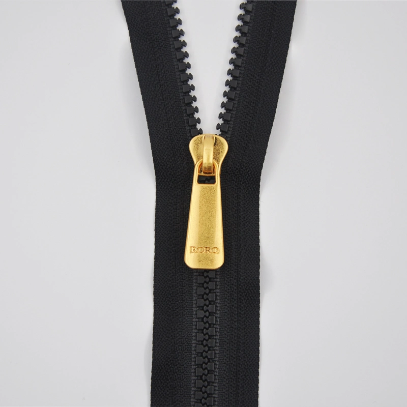 5# Kunststoff-Reißverschluss mit schwarzem Band und Zähne für Taschen Und Stoff