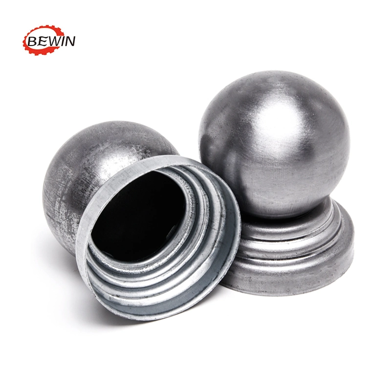 Hot Dipped Galvanized 4X4 Steel Ball Fence Post Cap