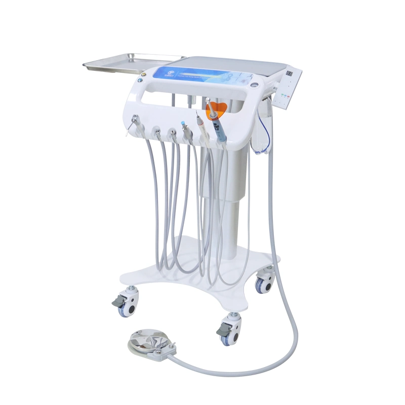 New Design Tkm-003 Lifting Style Dental Mobile Trolley Portable Dental Unit Cart