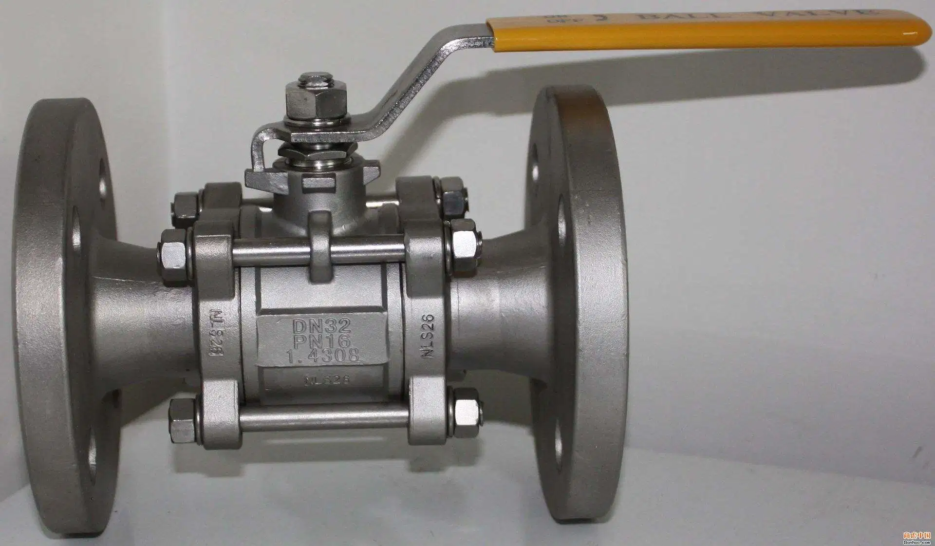 Pn10 - Pn150 Full Port Stainless Steel 3PC Flanged Ball Valve