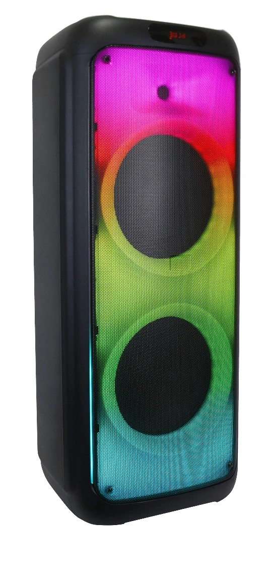 El doble de 12 pulgadas altavoz Bluetooth Audio de la luz de la llama RGB Conexión inalámbrica altavoces estéreo de OEM