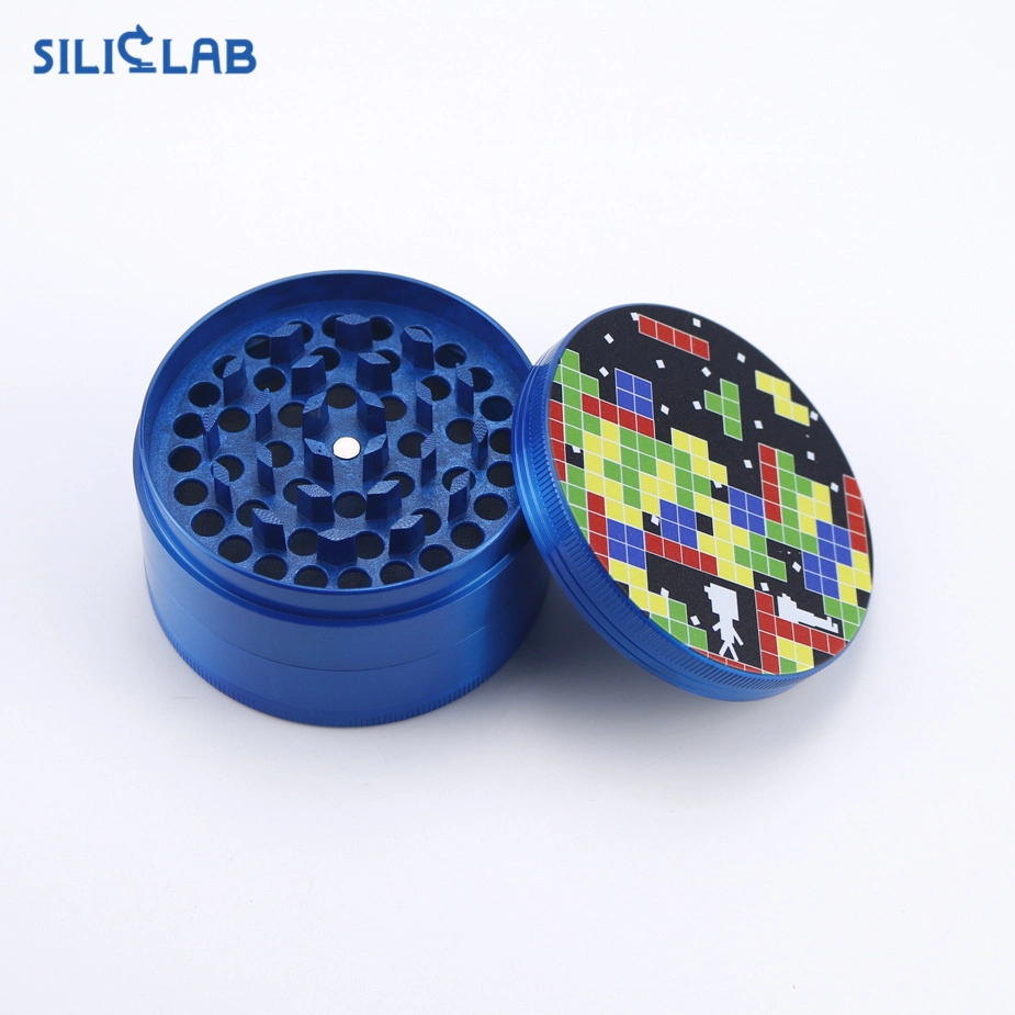 Printed Metal Herb Grinder Smoking Accessories