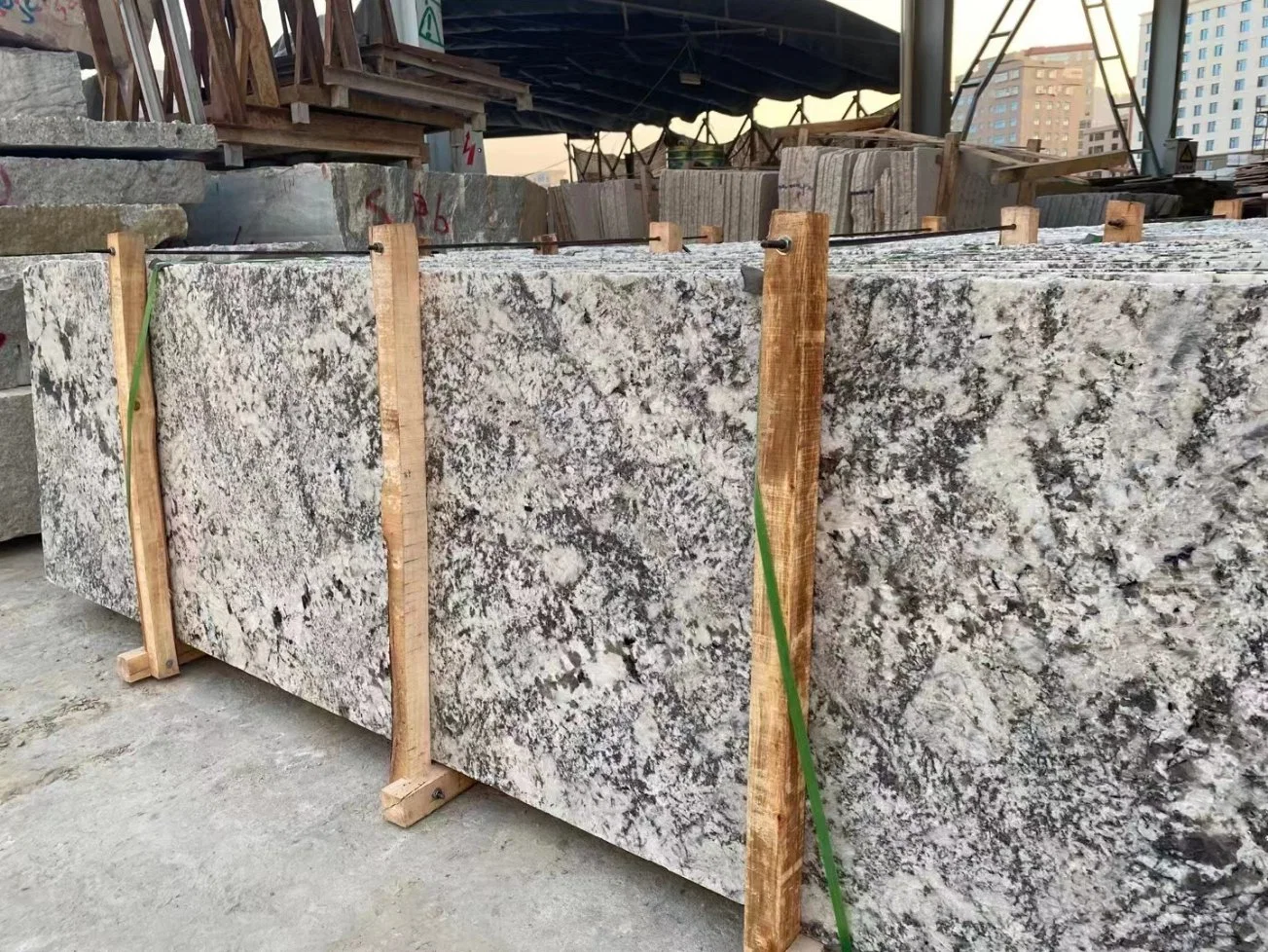 Good Price Snow Fox Granito Tile Stone for Building Countertop/Wall/Stair Granite