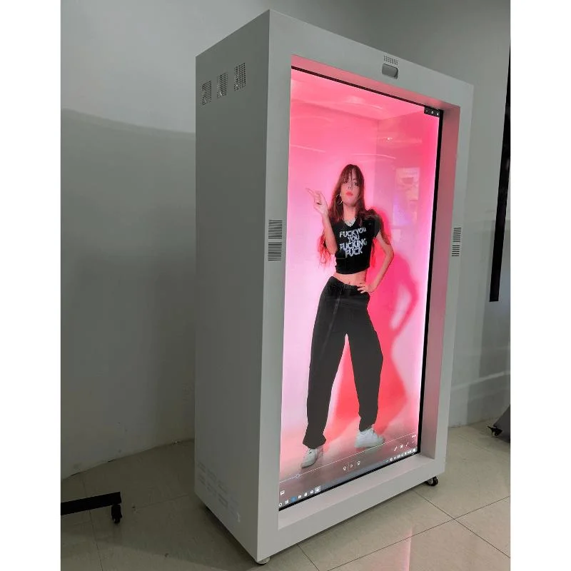 86polegadas LCD transparente de venda a retalho de vidro vitrine para a promoção da indústria