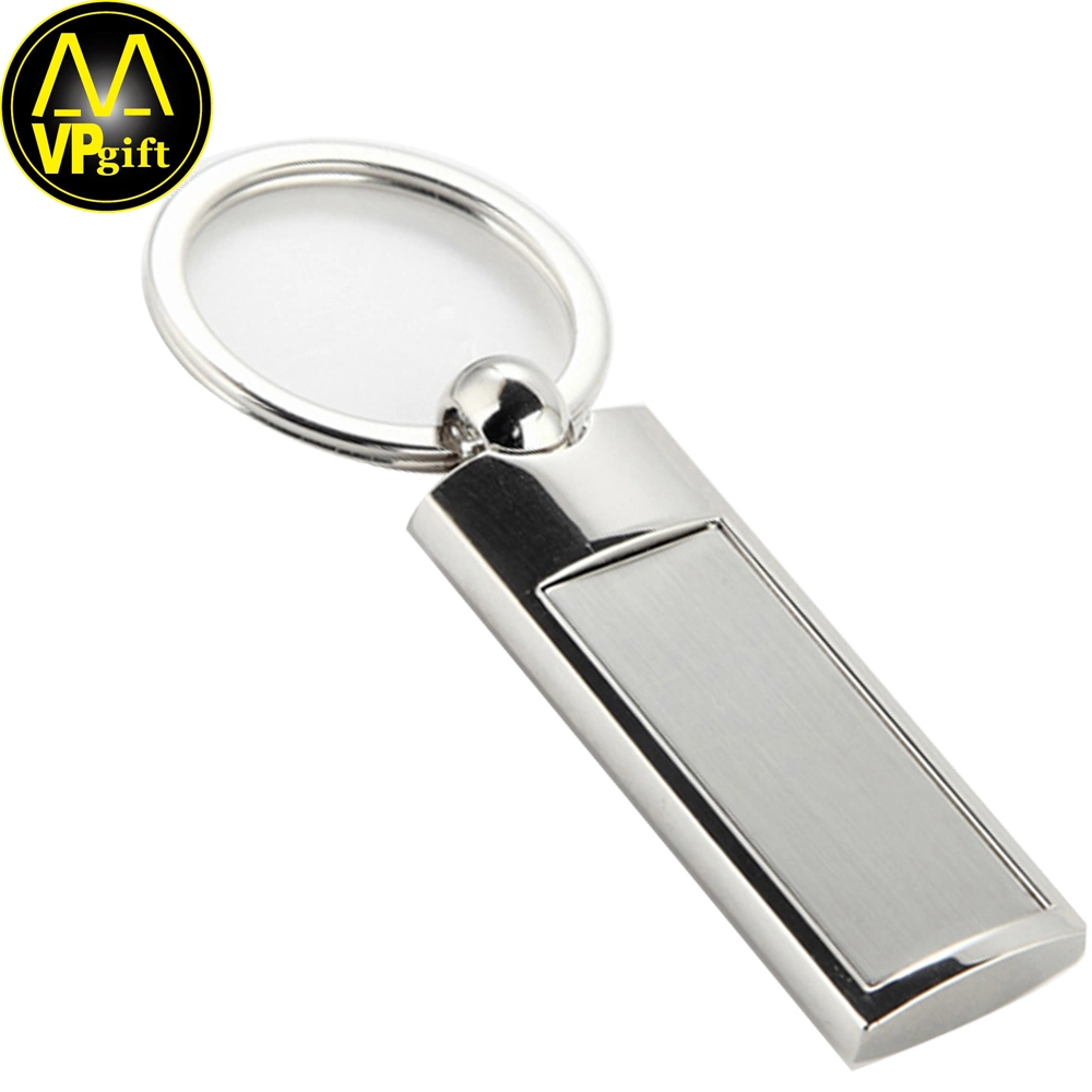 China Custom Metal Plastic PVC Rubber Silver 3D Blank Promotion Gift Car Keychain