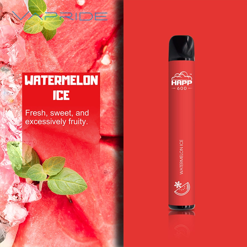 UK Happ 600 Puff Vaper 2% Cigarrillo Electronico Vape Einweg Elektronische Zigarette