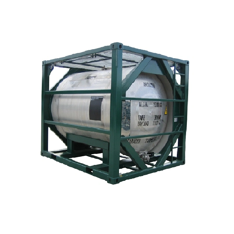 Dnv 2.7-1 Standard Lifting Frame SUS316L Helifuel or Chemical 2900L 4000L Offshore Tank Container