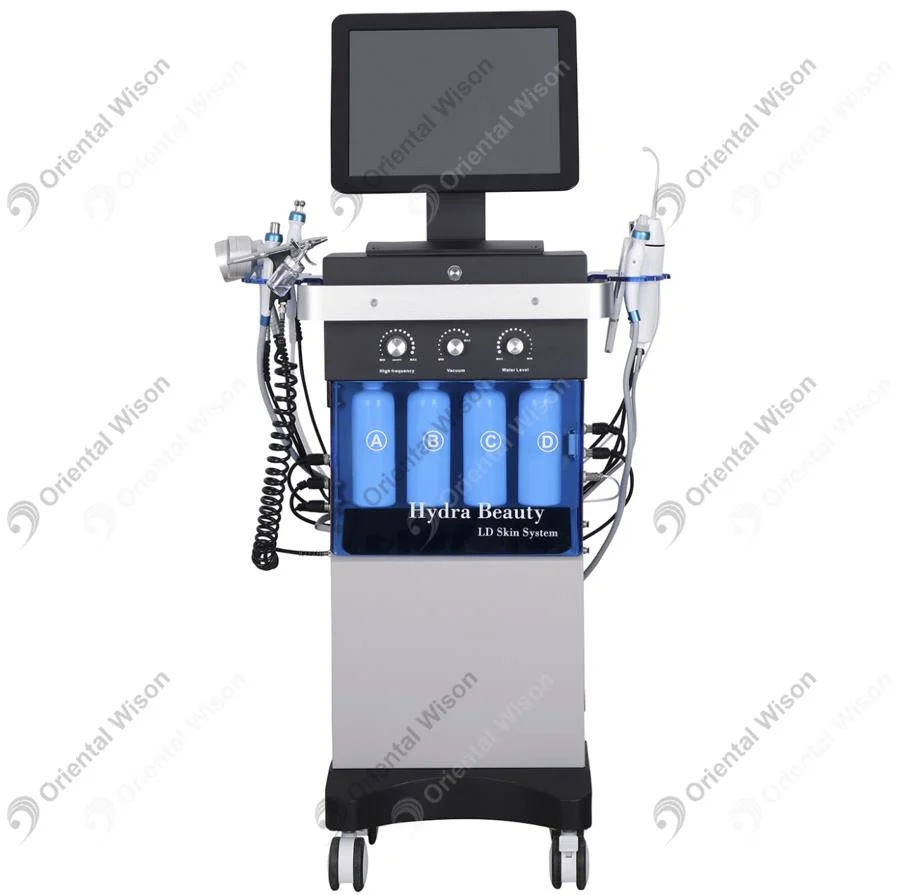 CE Approval Hydro Face Facial Care Deep Cleaning Dermabrasion Oxygen Jet RF Skin Lifting