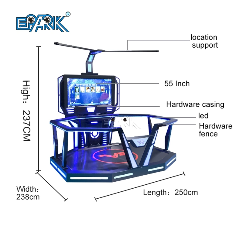 HTC Vive 9d Vr Standing Vr Game Machine for Shooting Game