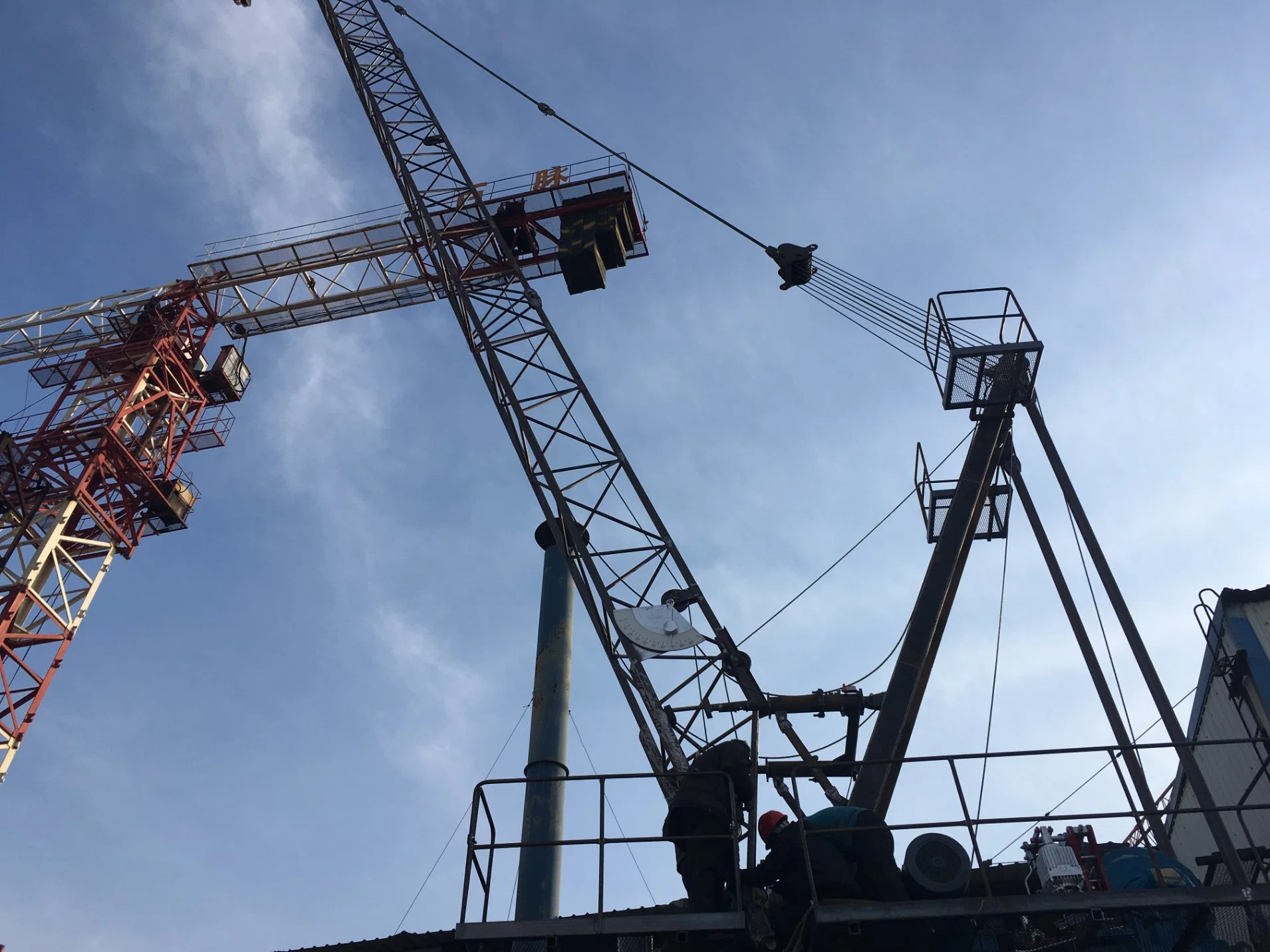 Jib Length 65m, Tip Load 1.5ton, Max Capacity 6ton Tower Crane Construction Machinery