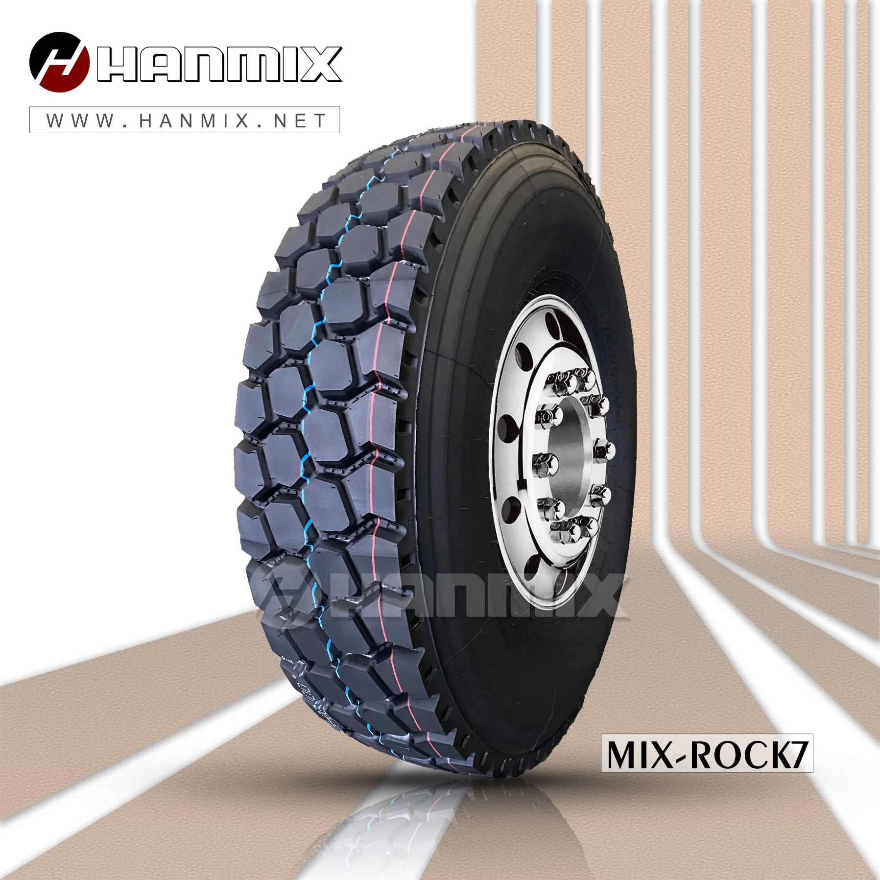 Hanmix Sedora Brand High Quality All Sizes OTR Tyre PCR Tire All Steel Radial Tire Heavy Duty Dump TBR Truck Tyres &Bus Tyres Heavy & Light Truck Tyre Tires