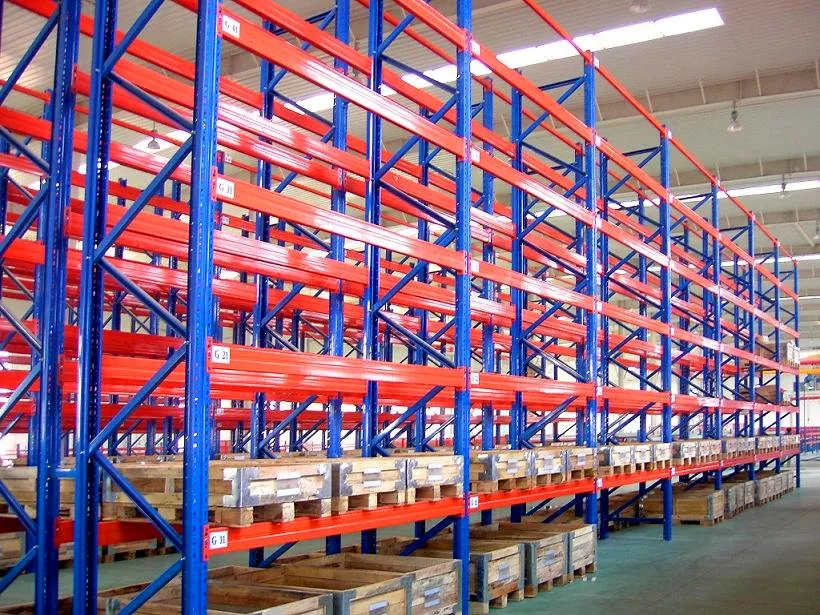 Revêtement en poudre de polyester orange pour les racks de stockage d'entrepôt