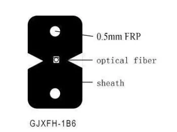 Fiber Optic Cable, GJYXFCH Gjyxch Gjxh GJXFH, Plywood Drum FTTH Drop Cable G657A1 Fiber Optic Wire FTTH Drop Cable