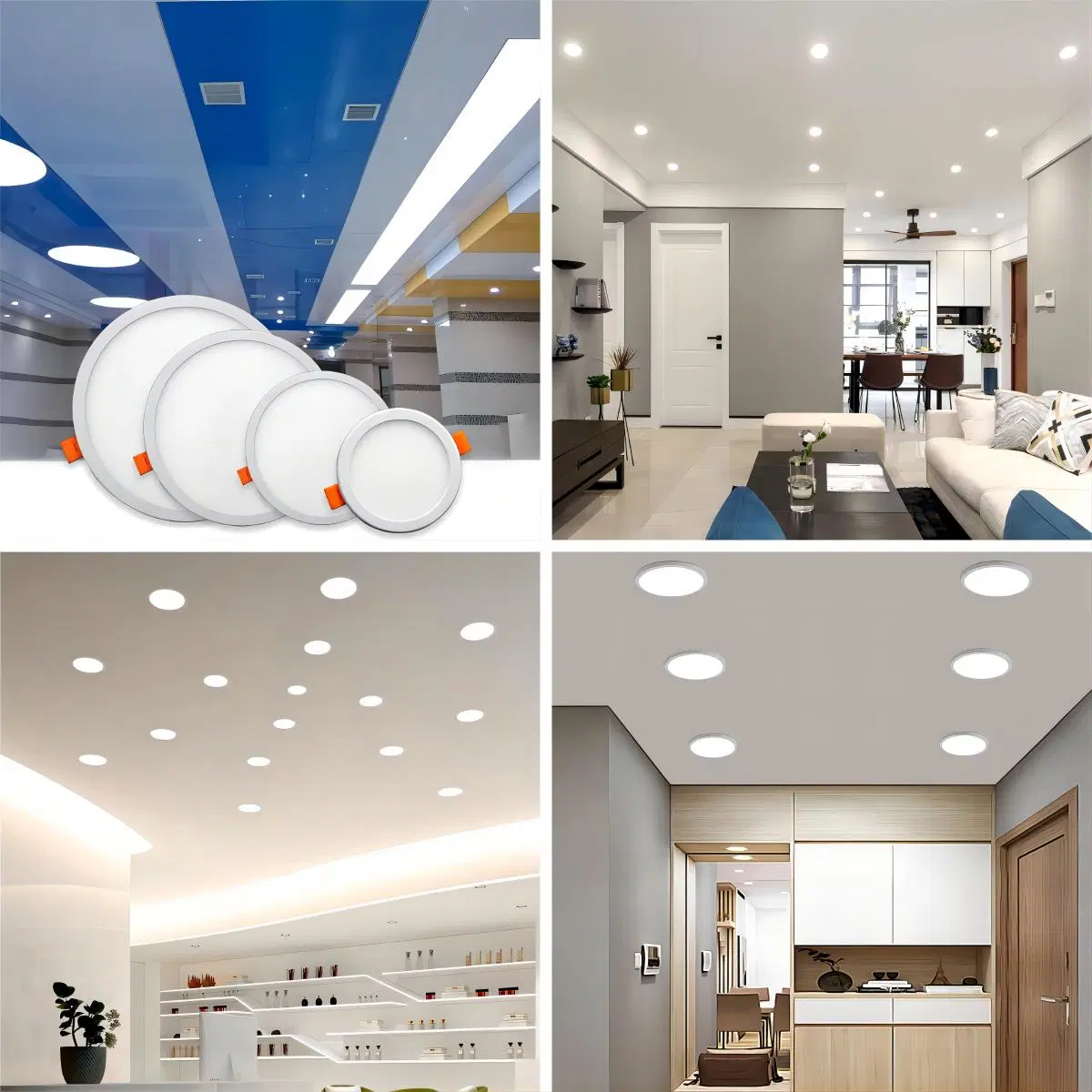 Preço Atacado Guzhen Zhongshan Interior Custom Home Kitchen Residencial Interior Lâmpada downlight LED à prova de água para iluminação descendente fabricante de luminárias na China