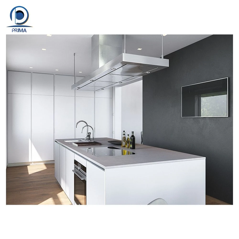 Customized High quality/High cost performance  Gray Plastic Laminate Kitchen Cabinets Furniture