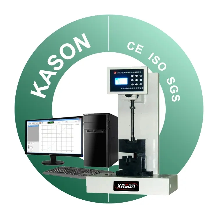 Pruebas de los equipos de laboratorio ISO179 plástico instrumento Probador de impacto Charpy