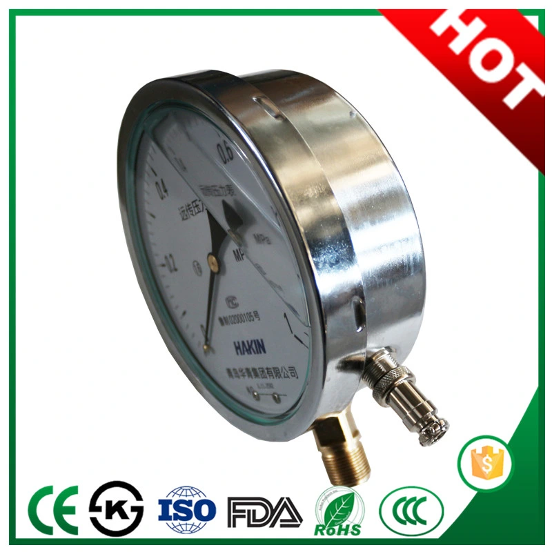 Vibration Proof Teletransmission Pressure Gauge Menometer with Professional Processing