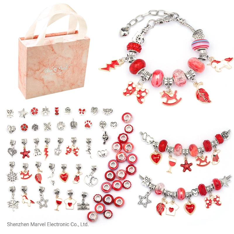 Perles en cristal Bijoux Gift Set charme kit DIY Bracelet de décisions