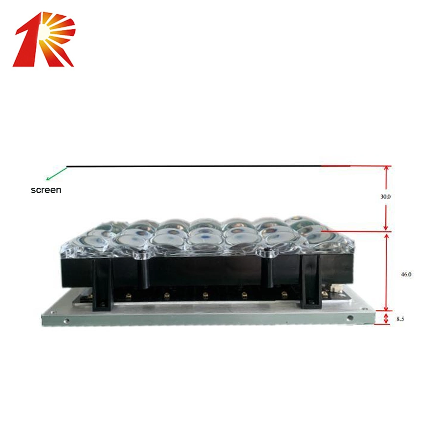 Module LED UV COB 7,6 pouces 3D pour imprimante parallèle Lumière pour le durcissement monochrome LCD