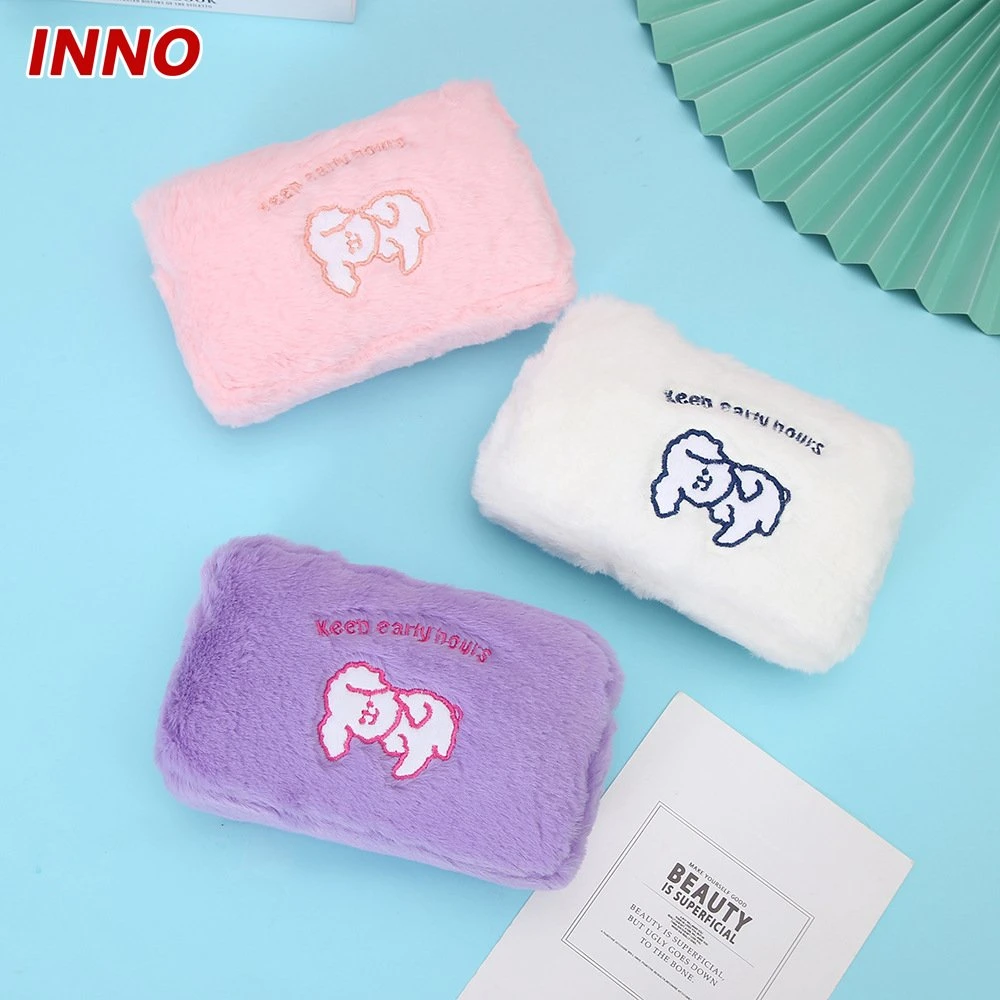 Wholesale/Supplier Inno Brand R047# Cute Plush Pencil Case Large-Capacity Student Stationery Storage Bag Eco-Friendly