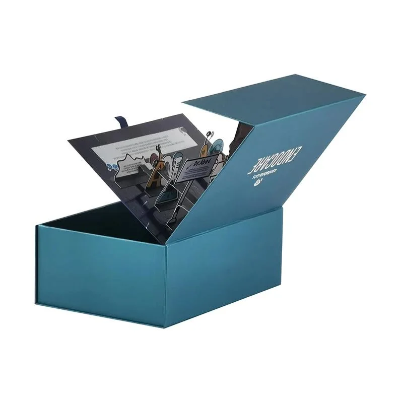 Custom Explosion Luxury 3D Pop up Large Paper Packaging Boxes Surprise Box Gift Box with Bag