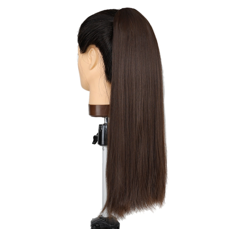 Alta calidad de cabello sintético Ponytail recta extensión Ponytail Hair Extension