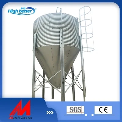 Farm Machinery Galvanized Silo 50ton Steel Hopper Bottom Silo Grain Silo