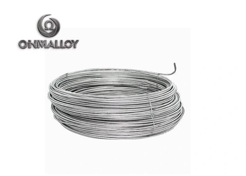 High Resistivity Dia 2-6 mm Ni80cr20 Wire Acid White / Acid Pickled Surface Heating Cable