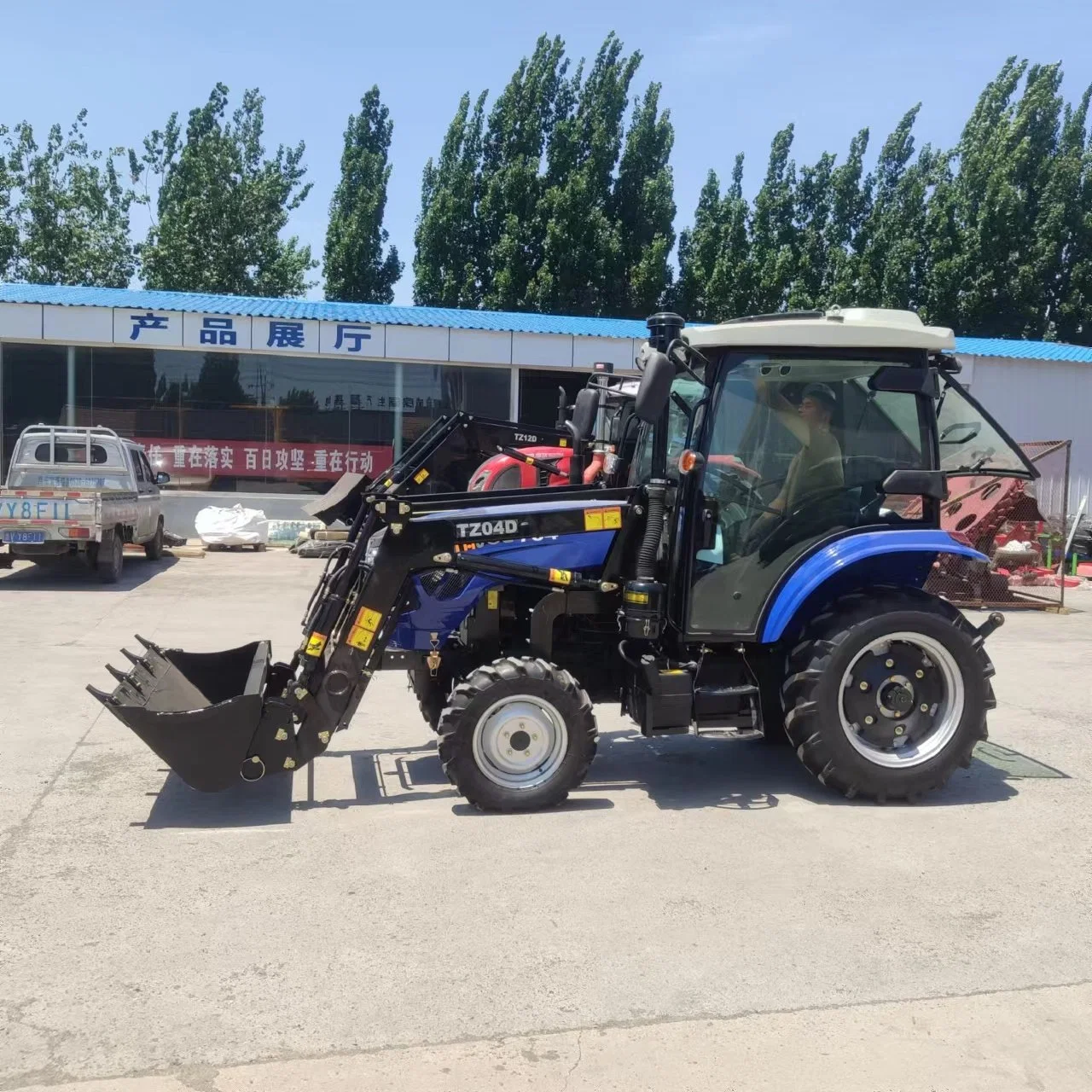 MOTEUR AGRICULTURA YTO 50 CH, entraînement par roue, cabine, Diesel, taille moyenne Tracteur agricole 4X4 50HP