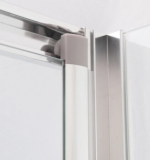 Sally B1202 Bi-Fold Shower Door with 6mm Thick Glass Door with Side Panel