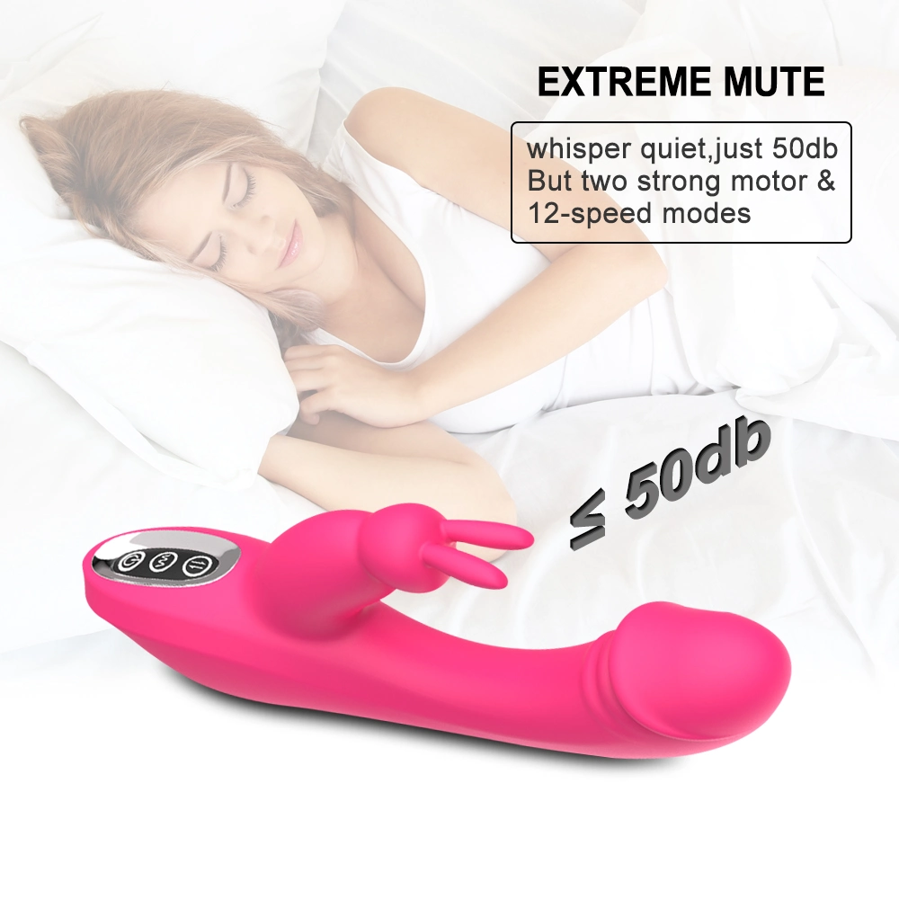 G Spot Vibrator for Women Dildo Sex Toy Rabbit Vibrator Vaginal Clitoral Massager Dual Vibration Sex Toys