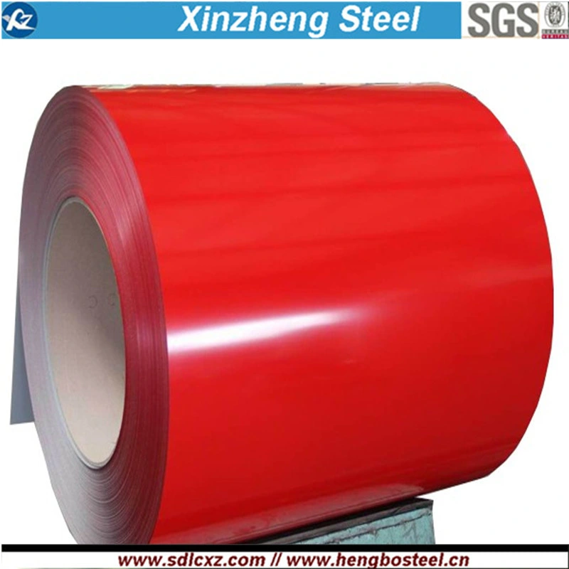 Red Color PPGI Steel Coil for Corrugated Sheet Steel Currugated Steel Roofing